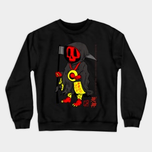 grim reaper goes to japan Crewneck Sweatshirt